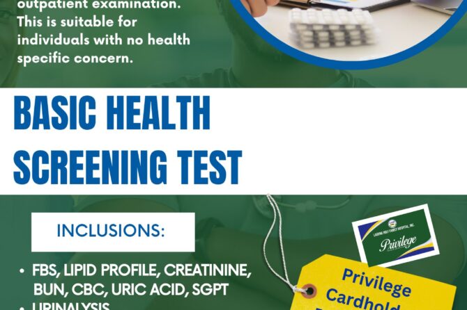 Basic Health Screening Package